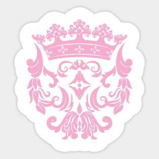 Pink Heraldry Sticker